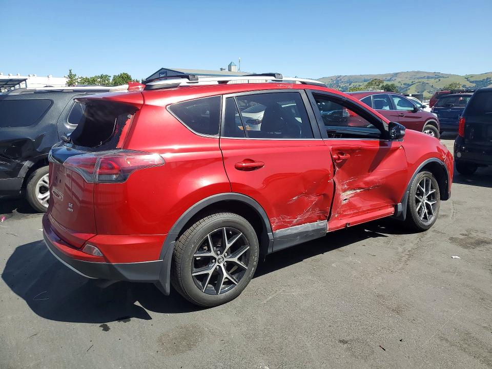2016 Toyota Rav 4 VIN 2T3JFREV5GW434514 COPART salvage auction — REAR END, Ca - Salvage Certificate, sold $6,700 on 2026-07-02 (photo 3)