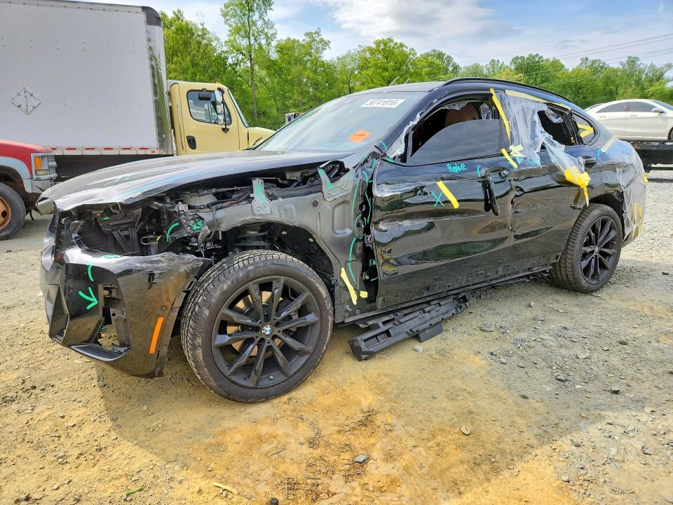 2024 BMW X4 VIN 5UX33DT04R9V11242 COPART salvage auction — ALL OVER, Md - Cert Of Salvage > 75% Damage, sold $18,400 on 2026-07-10 (photo 1)