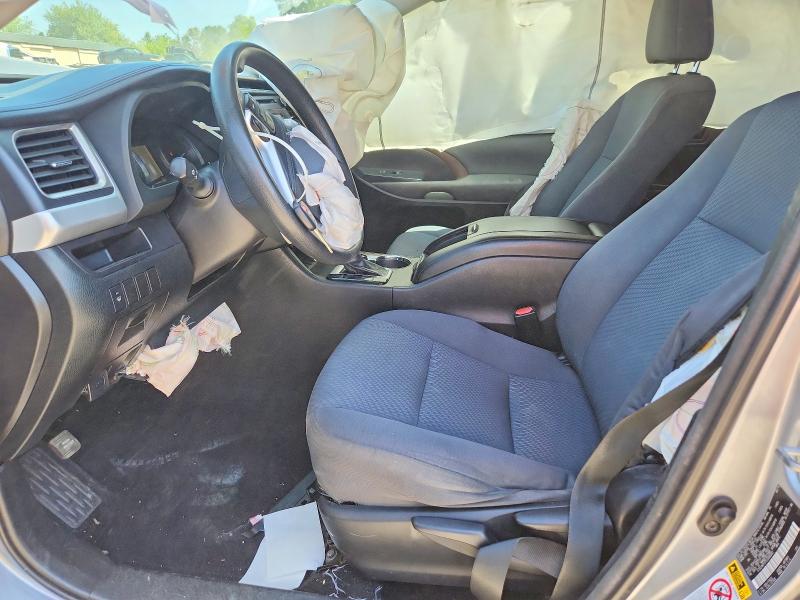 2014 Toyota Highlander VIN 5TDZARFH7ES008283 COPART salvage auction — FRONT END, Id - Salvage Certificate Of Title, sold $175 on 2026-07-09 (photo 7)