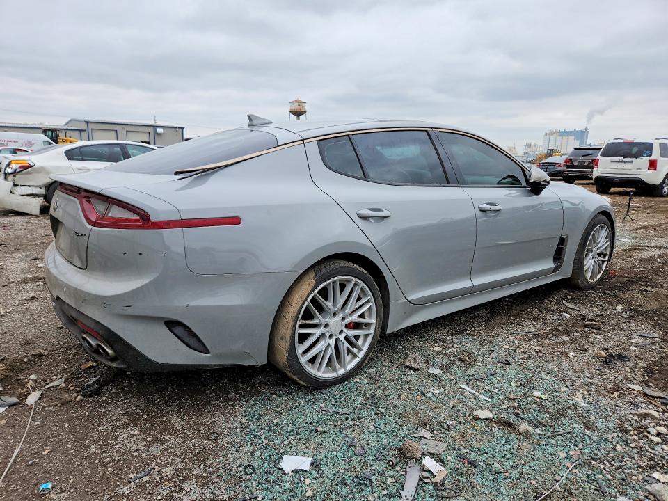 2018 Kia Stinger VIN KNAE45LC5J6036520 COPART salvage auction — FRONT END, Il - Salvage Certificate, sold $3,600 on 2026-07-10 (photo 3)