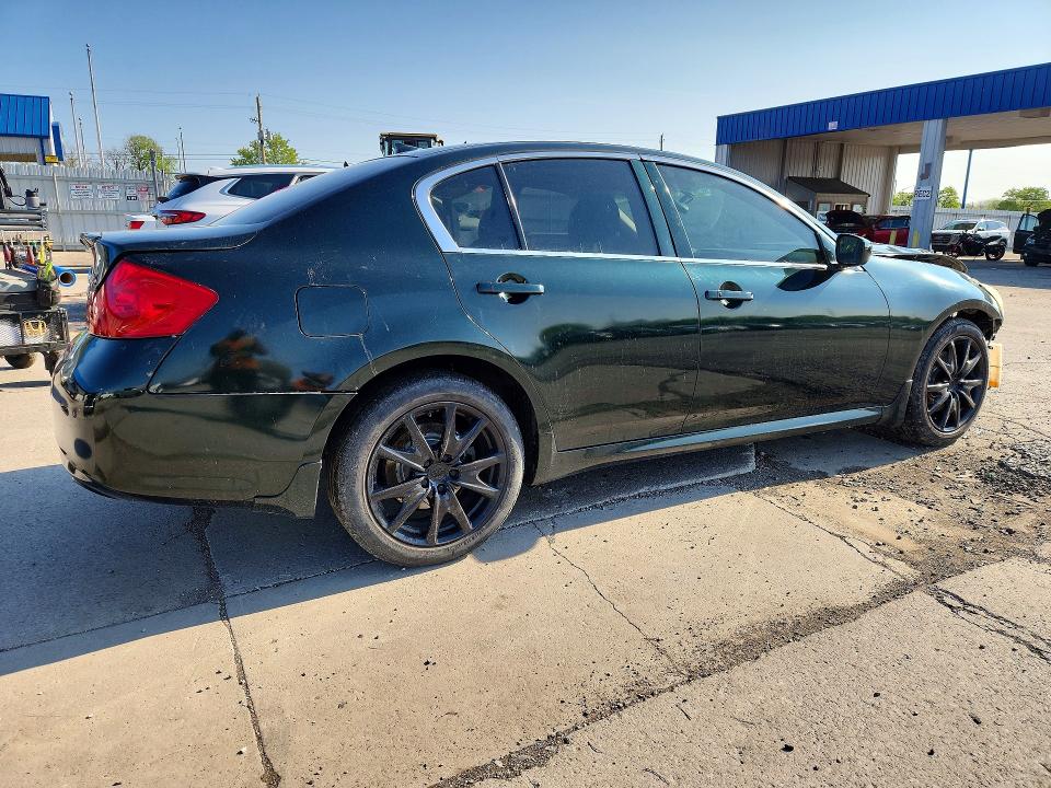 2013 Infiniti G37 VIN JN1CV6AR7DM353836 COPART salvage auction — FRONT END, In - Certificate Of Title, sold $525 on 2026-07-06 (photo 3)