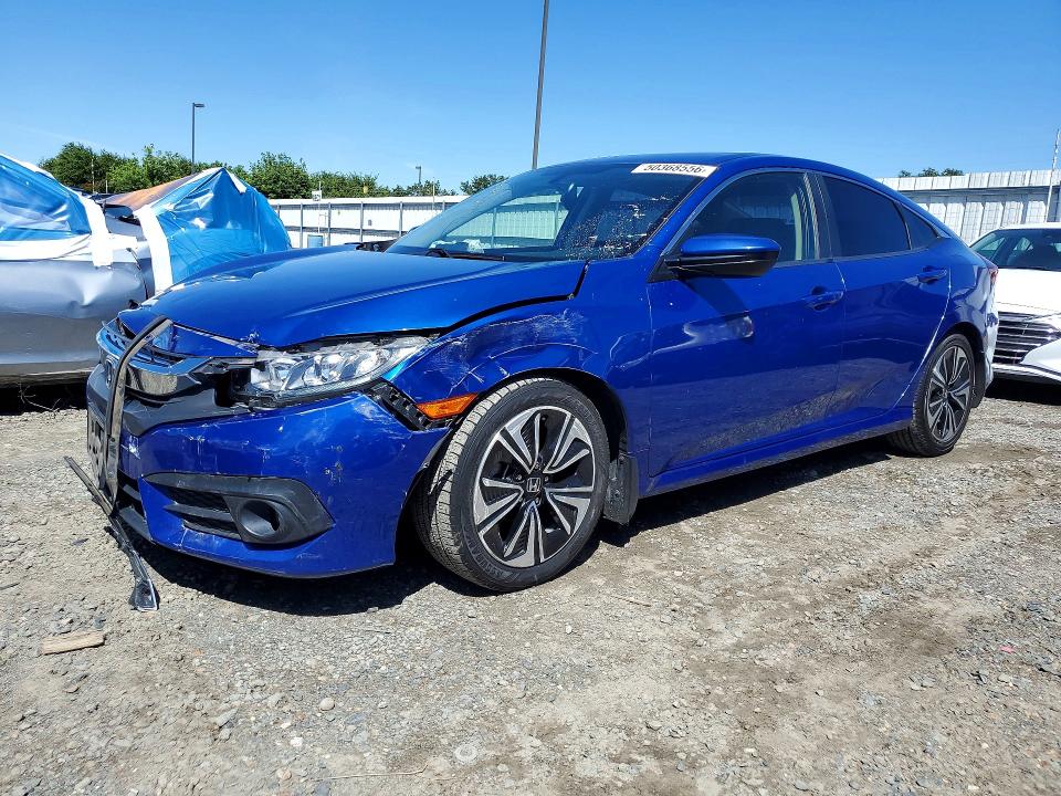 2018 Honda Civic VIN JHMFC1F73JX044240 COPART salvage auction — FRONT END, Ca - Salvage Certificate, sold $3,900 on 2026-07-02 (photo 1)