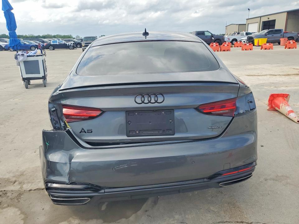 2023 Audi A5 VIN WAUFACF5XPA063216 COPART salvage auction — REAR END, Tx - Salvage Vehicle Title, sold $20,300 on 2026-07-23 (photo 6)