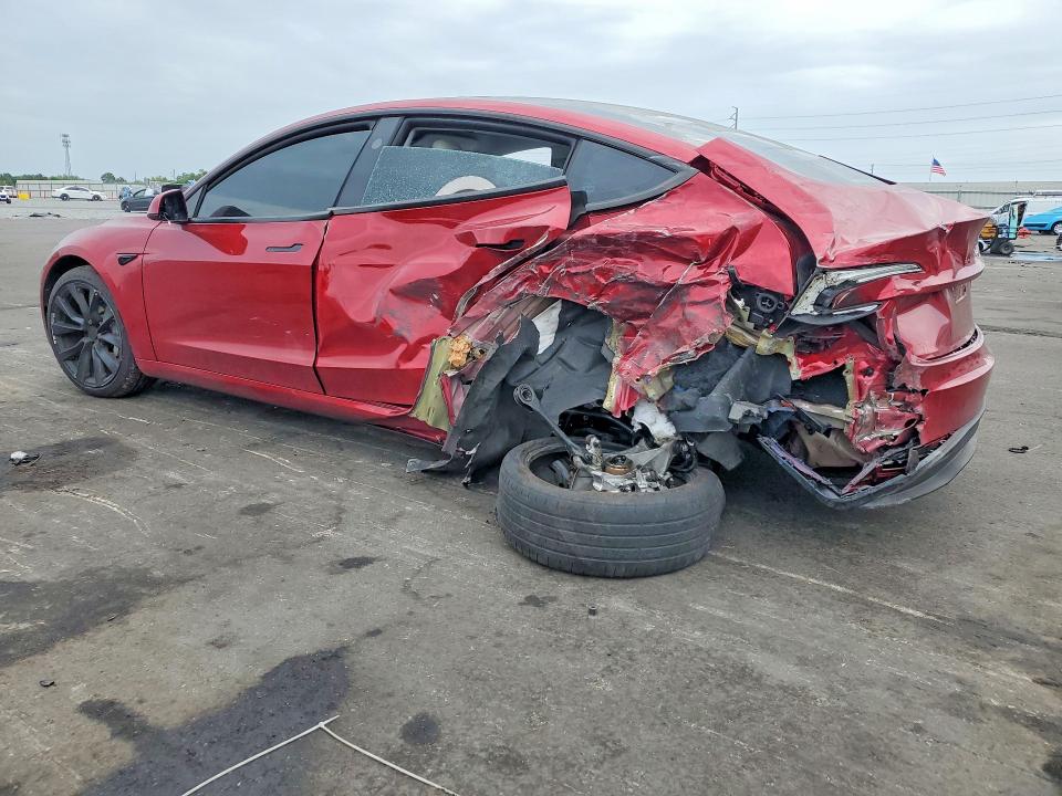 2025 Tesla VIN 5YJ3E1EA3SF975294 COPART salvage auction — REAR END, Fl - Cert Of Title Slvg Rebuildable, sold $6,300 on 2026-07-29 (photo 2)