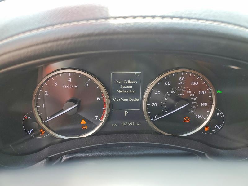 2020 Lexus Nx VIN JTJGARBZ3L2174372 COPART salvage auction — FRONT END, Tx - Salvage Vehicle Title, sold $8,800 on 2026-07-02 (photo 9)