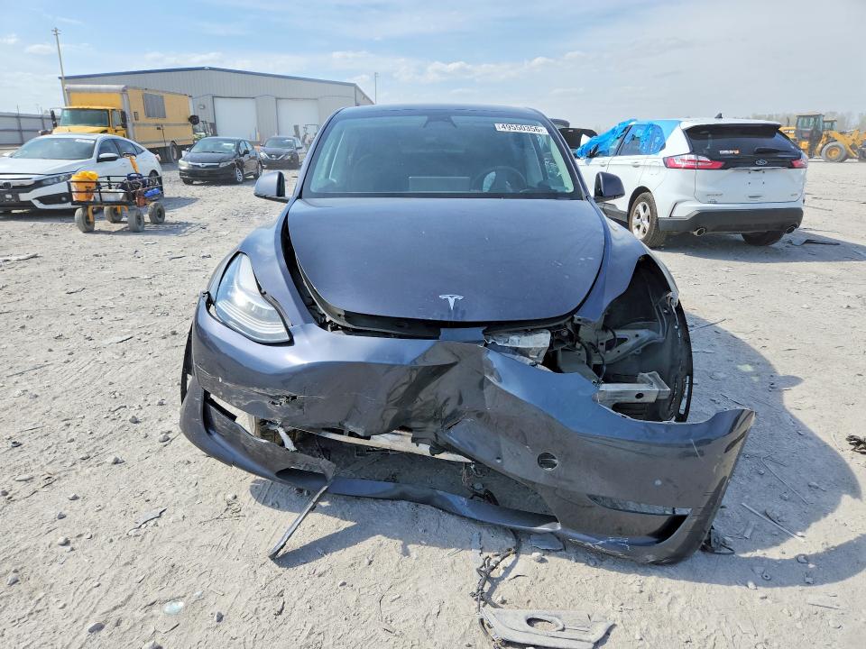 2022 Tesla Model y VIN 7SAYGDEE2NF574931 COPART salvage auction — FRONT END, Il - Salvage Certificate, sold $9,200 on 2026-07-15 (photo 5)