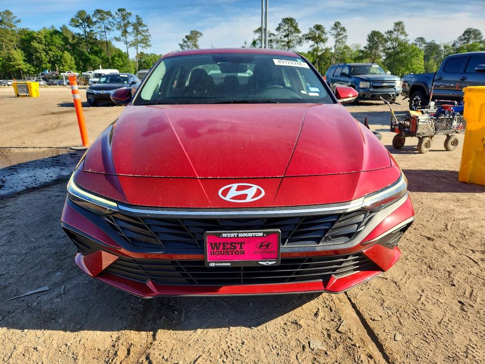 2025 Hyundai Elantra VIN KMHLL4DG7SU001995 COPART salvage auction — REAR END, Tx - Salvage Vehicle Title, sold $125 on 2026-07-24 (photo 5)