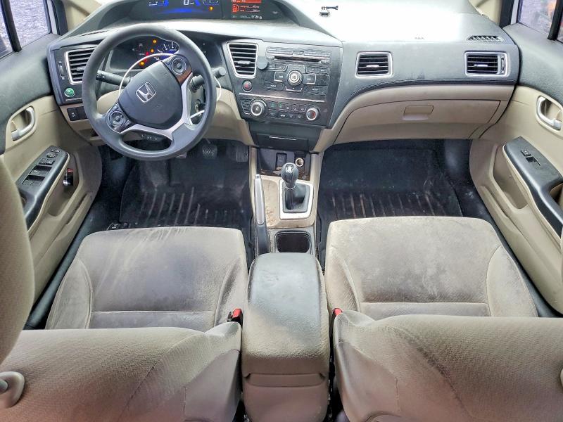 2013 Honda Civic VIN 19XFB2E52DE002298 COPART salvage auction — MECHANICAL, KY, sold $1,100 on 2026-07-10 (photo 8)
