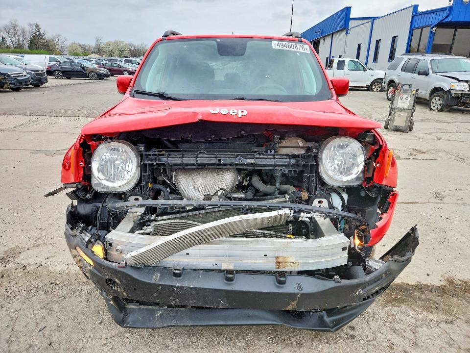 2018 Jeep Renegade VIN ZACCJBBB4JPG95468 COPART salvage auction — FRONT END, IN - BILL OF SALE - PARTS ONLY, sold $750 on 2026-07-27 (photo 5)