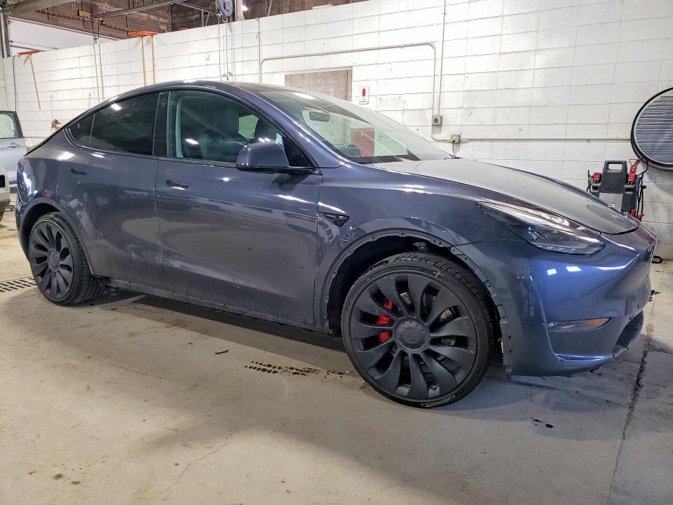 2022 Tesla Model y VIN 7SAYGDEF4NF462981 COPART salvage auction — FRONT END, Mn - Cert Of Title-Salvage, sold $9,200 on 2026-07-07 (photo 4)