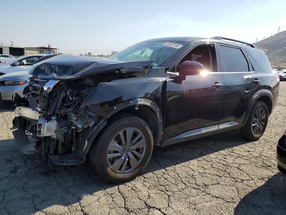 2024 Nissan Pathfinder VIN 5N1DR3BA4RC286960 COPART salvage auction — FRONT END, Fl - Cert Of Title Slvg Rebuildable, sold $7,800 on 2026-07-30 (photo 1)