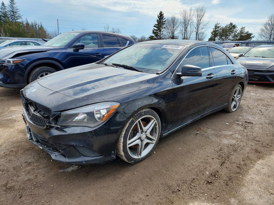 2014 Mercedes-benz Cla-klasse VIN WDDSJ4GB4EN127760 COPART salvage auction — FRONT END, On - Permit Salvage, sold $1,400 on 2026-07-30 (photo 1)
