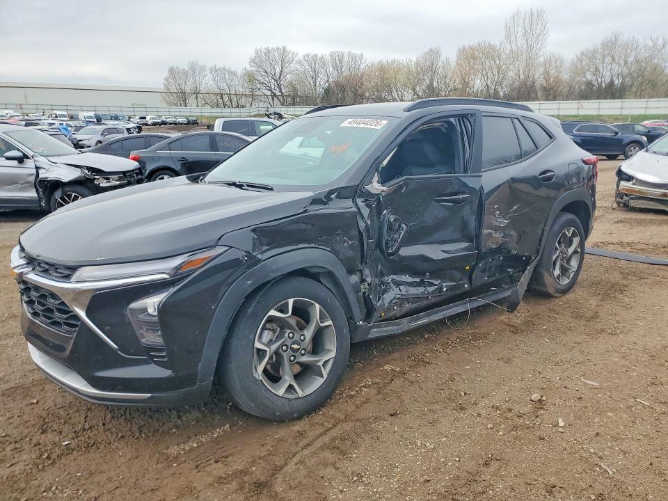 2025 Chevrolet VIN KL77LHEP5SC049719 COPART salvage auction — SIDE, Mi - Scrap Certificate Of Title, sold $4,200 on 2026-07-08 (photo 1)