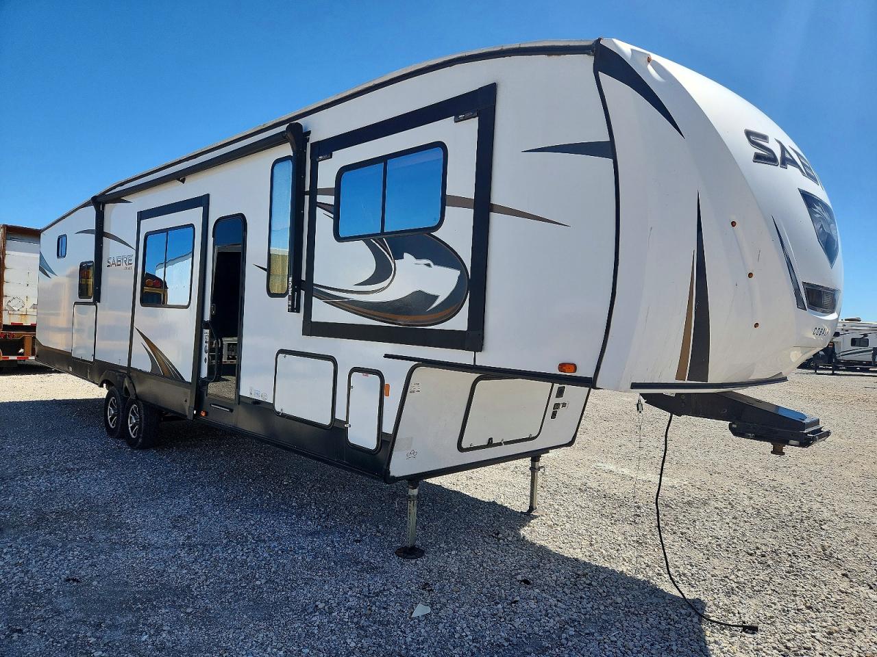 2023 Forest river All models VIN 5ZT3SR2B2P6112380 COPART salvage auction — Water/Flood, TX - SALVAGE TITLE-FLOOD DAMAGE (P), sold $16,000 on 2026-05-07 (photo 1)