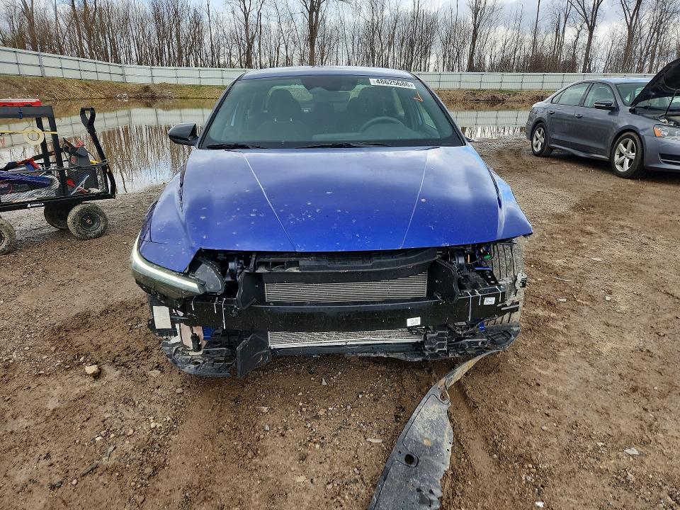2025 Hyundai Elantra VIN KMHLM4DG4SU001532 COPART salvage auction — FRONT END, Mi - Certificate Of Title, sold $750 on 2026-07-22 (photo 5)