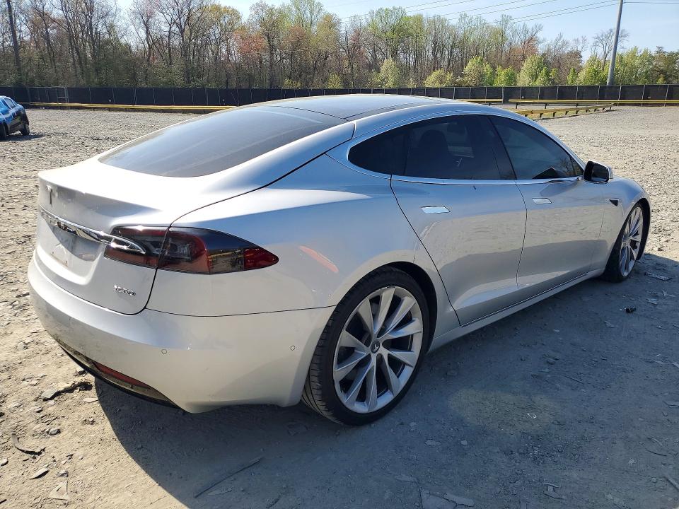 2018 Tesla Model s VIN 5YJSA1E20JF253571 COPART salvage auction — FRONT END, Md - Cert Of Salvage > 75% Damage, sold $10,200 on 2026-07-14 (photo 3)