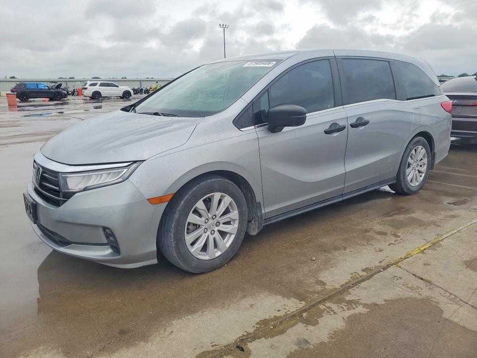 2021 Honda Odyssey VIN 5FNRL6H24MB004941 COPART salvage auction — HAIL, Tx - Salvage Vehicle Title, sold $6,300 on 2026-07-09 (photo 1)