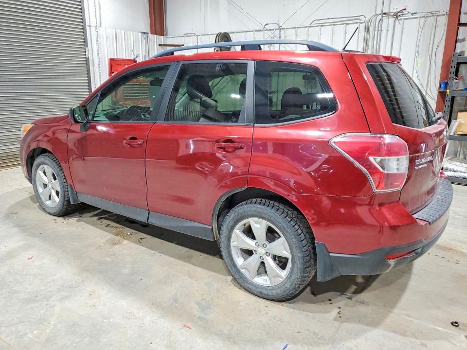 2015 Subaru Forester VIN JF2SJABC1FH825284 COPART salvage auction — HAIL, Salvage Title, sold $2,750 on 2026-07-27 (photo 2)