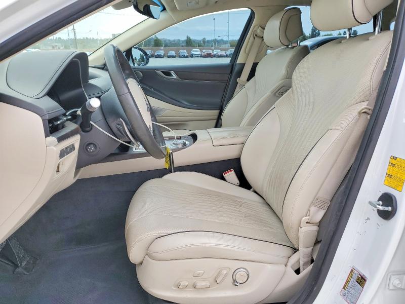 2021 Genesis G80 VIN KMTGC4SDXMU047775 COPART salvage auction — FRONT END, Ca - Salvage Certificate, sold $10,000 on 2026-07-08 (photo 7)