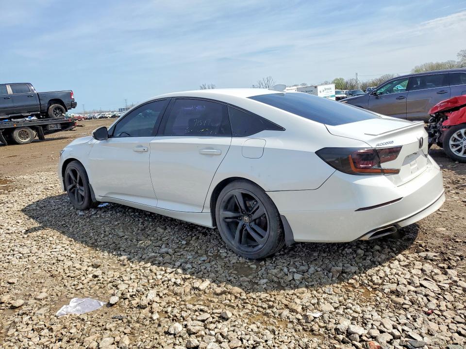 2018 Honda Accord VIN 1HGCV1F31JA062994 COPART salvage auction — SIDE, IL - SALVAGE CERTIFICATE, sold $5,300 on 2026-07-03 (photo 2)