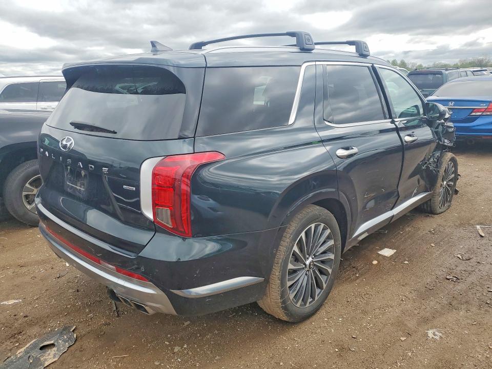 2023 Hyundai Palisade VIN KM8R7DGE0PU634600 COPART salvage auction — FRONT END, Il - Salvage Certificate, sold $9,200 on 2026-07-07 (photo 3)