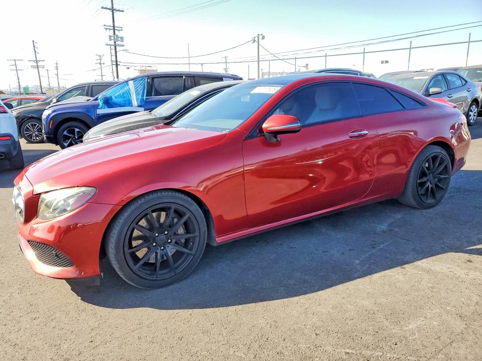 2018 Mercedes-benz E-class VIN WDD1J6FB1JF022719 COPART salvage auction — MINOR DENT/SCRATCHES, Ca - Dis/Dlr/Exp Only Clean Title, sold $7,800 on 2026-07-17 (photo 1)