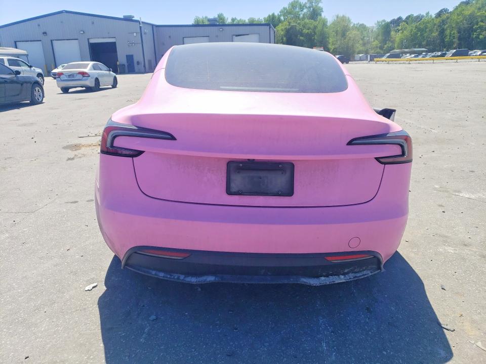 2024 Tesla Model 3 VIN 5YJ3E1EB3RF811031 COPART salvage auction — FRONT END, Nc - Salvage Certificate Of Title, sold $425 on 2026-07-30 (photo 6)