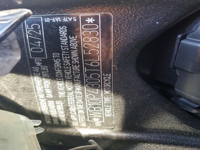 2026 BMW M VIN WB10P4305T6L52830 COPART salvage auction — VANDALISM, Ca - Salvage Certificate, sold $17,400 on 2026-07-30 (photo 9)