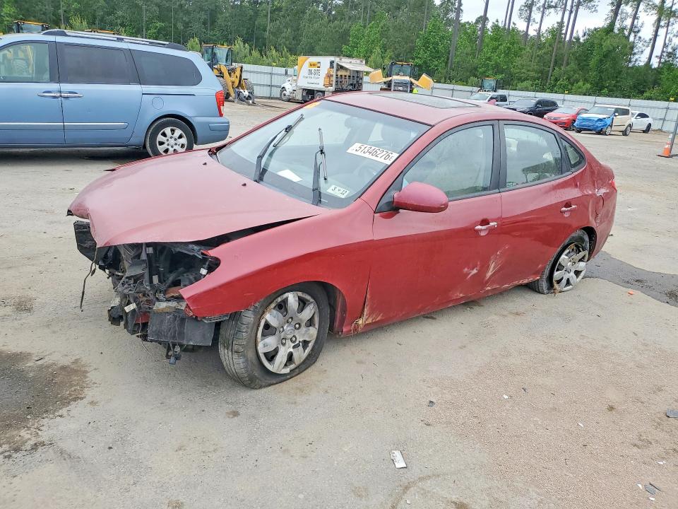 2010 Hyundai Elantra VIN KMHDU4AD2AU182966 COPART salvage auction — ROLLOVER, Sc - Cert Of Title-Salvage, sold $425 on 2026-07-29 (photo 1)