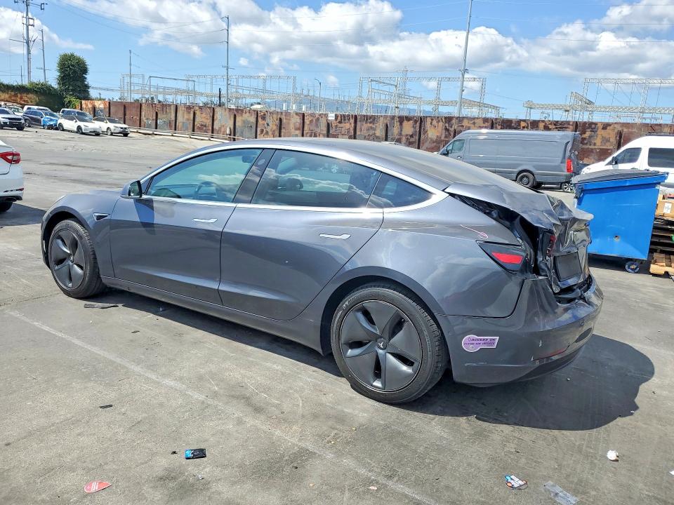 2019 Tesla Model 3 VIN 5YJ3E1EAXKF396366 COPART salvage auction — REAR END, CA - SALVAGE CERTIFICATE, sold $5,700 on 2026-07-29 (photo 2)