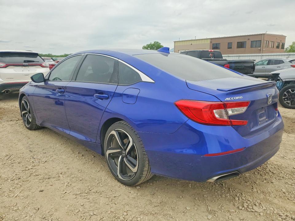 2020 Honda Accord VIN 1HGCV1F31LA145697 COPART salvage auction — HAIL, Ks - Cert Of Title-Salvage, sold $10,000 on 2026-07-09 (photo 2)