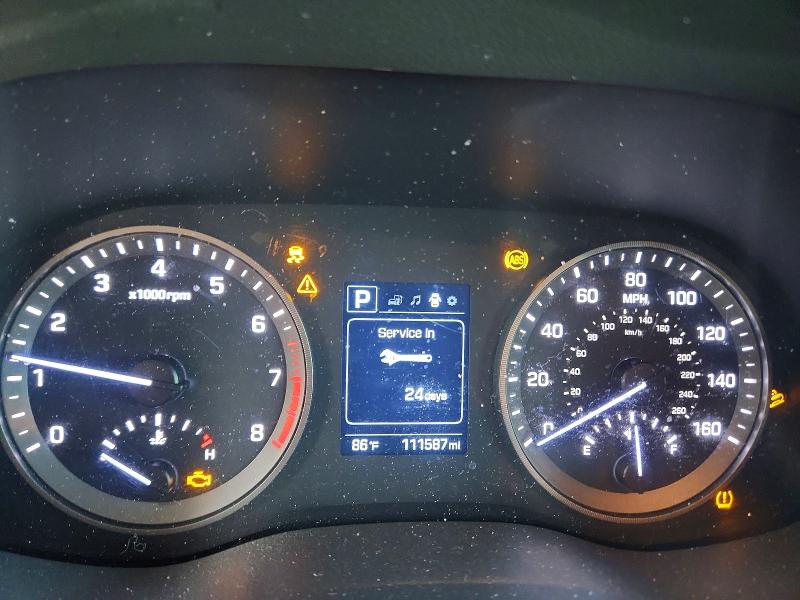 2017 Hyundai Tucson VIN KM8J33A28HU460245 COPART salvage auction — FRONT END, Az - Cert Of Title - Salvage, sold $2,500 on 2026-07-13 (photo 9)