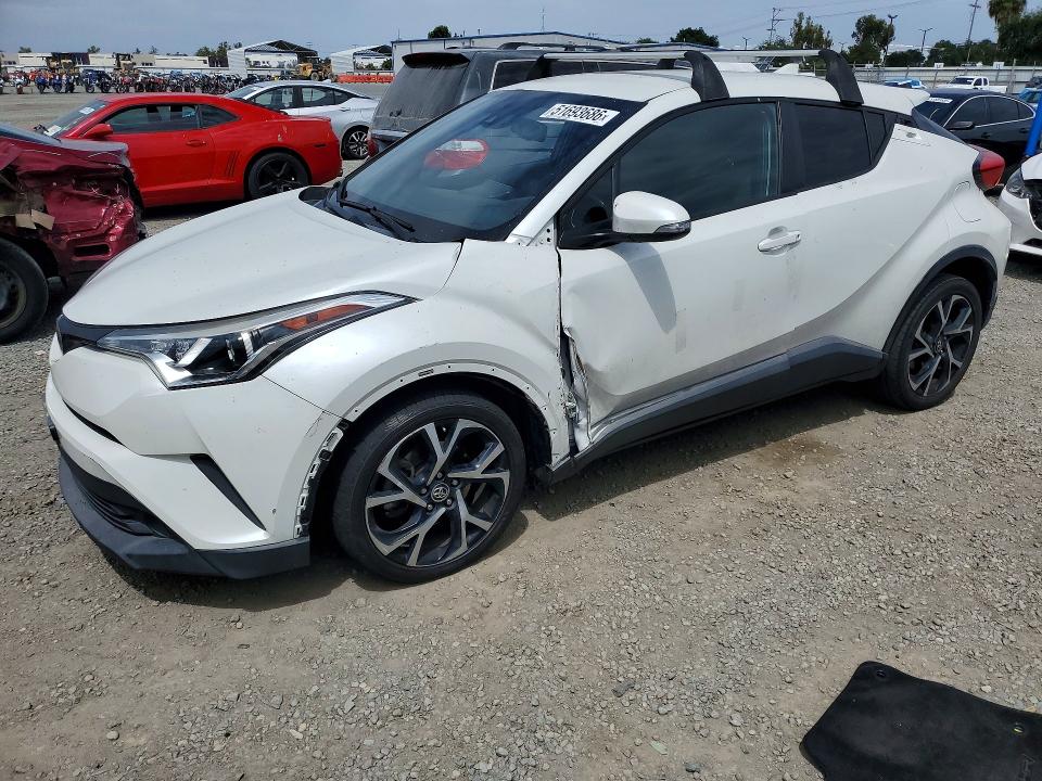 2018 Toyota C-hr VIN NMTKHMBX6JR054774 COPART salvage auction — FRONT END, CA - SALVAGE CERTIFICATE, sold $200 on 2026-07-31 (photo 1)
