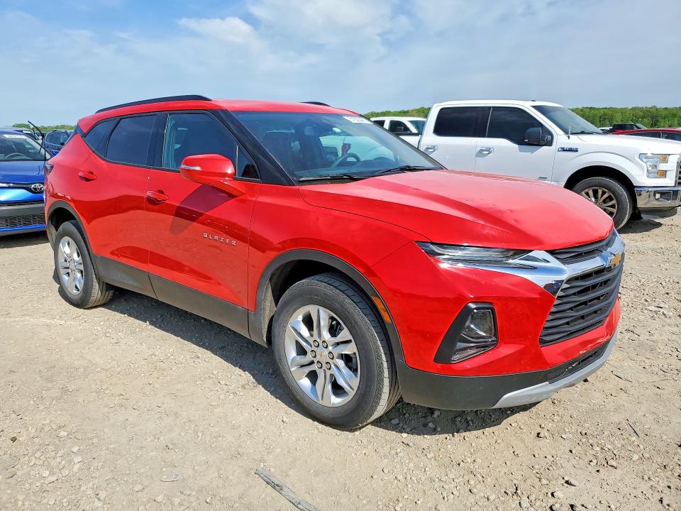 2022 Chevrolet Blazer VIN 3GNKBHR4XNS124842 COPART salvage auction — HAIL, Ks - Cert Of Title-Salvage, sold $11,300 on 2026-07-30 (photo 4)