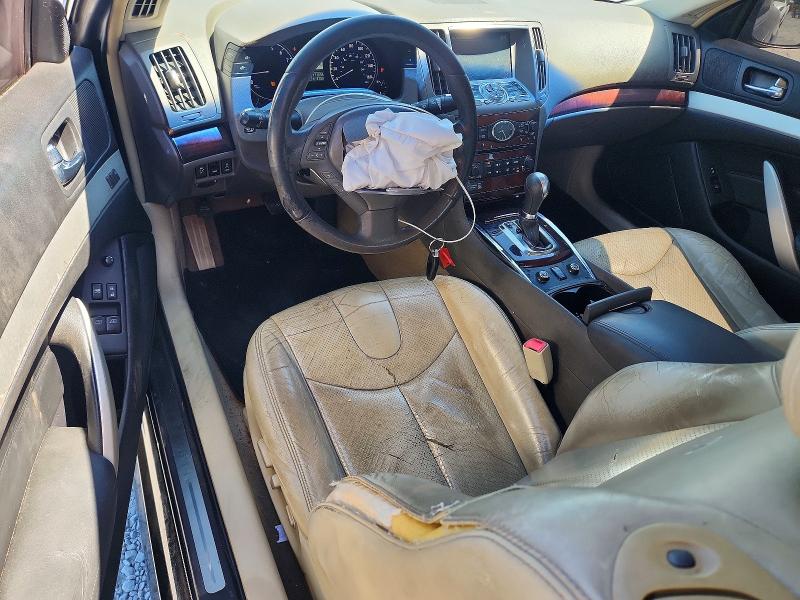 2011 Infiniti G37 VIN JN1CV6EL8BM261539 COPART salvage auction — FRONT END, NC - SALVAGE CERTIFICATE OF TITLE, sold $900 on 2026-07-22 (photo 8)