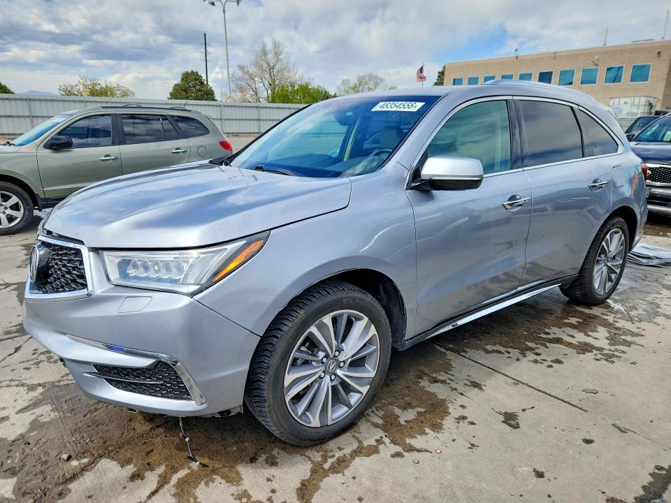 2017 Acura Mdx VIN 5KCYD486XHB800919 COPART salvage auction — FRONT END, Salvage Title, sold $1,400 on 2026-08-03 (photo 1)