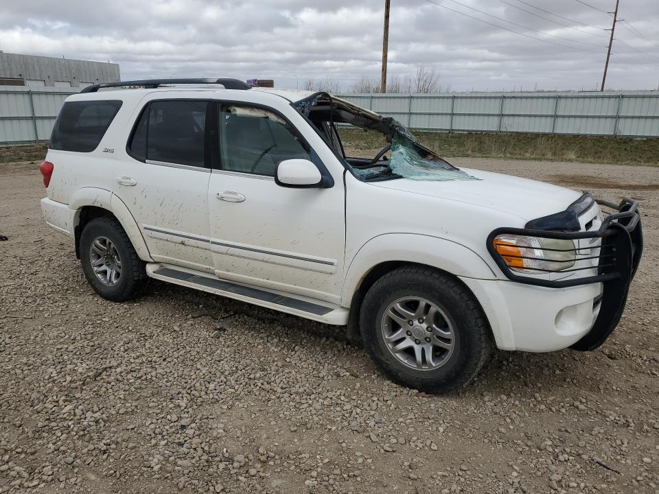 2005 Toyota Sequoia VIN 5TDBT44A55S241308 COPART salvage auction — ROLLOVER, Mn - Cert Of Title-Prior Salvage, sold $499 on 2026-07-06 (photo 4)