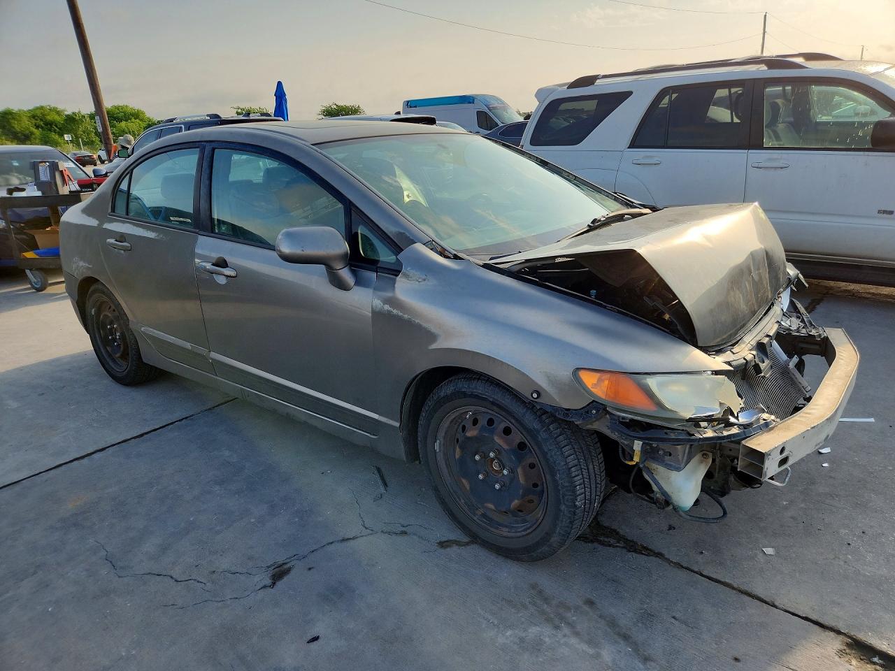 2006 Honda Civic VIN 1HGFA16896L114176 COPART salvage auction — Front End, Sv - Salvage Title, sold $525 on 2026-07-09 (photo 4)