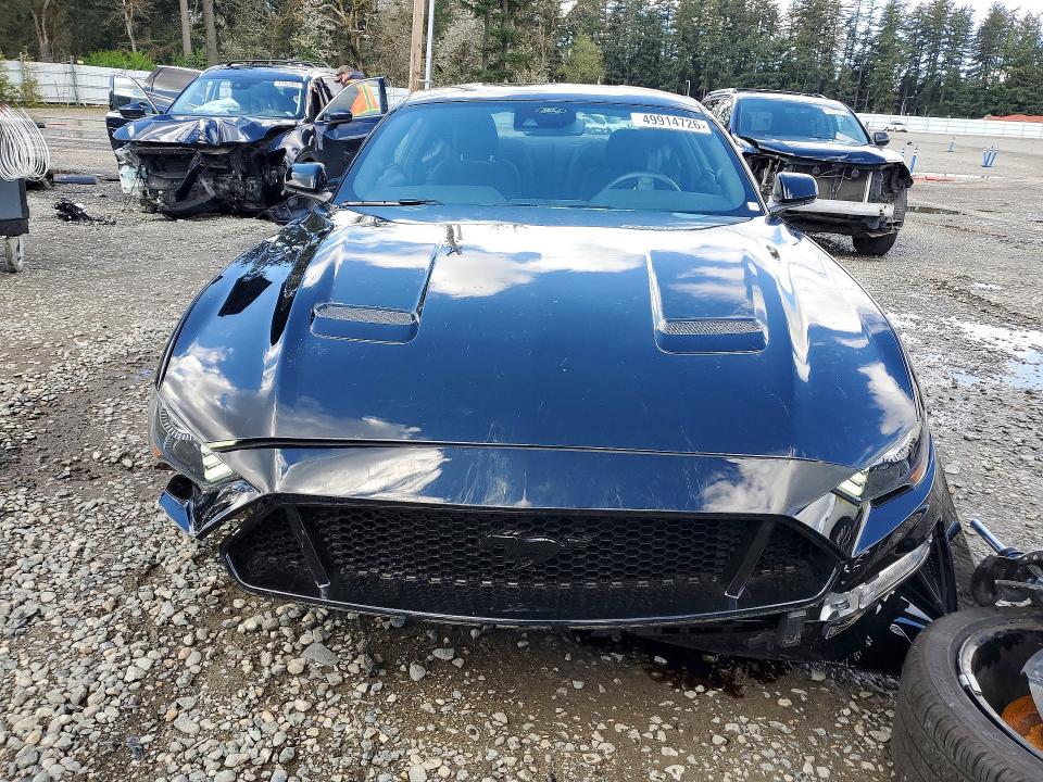 2021 Ford Mustang VIN 1FA6P8CF1M5138004 COPART salvage auction — FRONT END, Salvage Title, sold $8,000 on 2026-07-10 (photo 5)