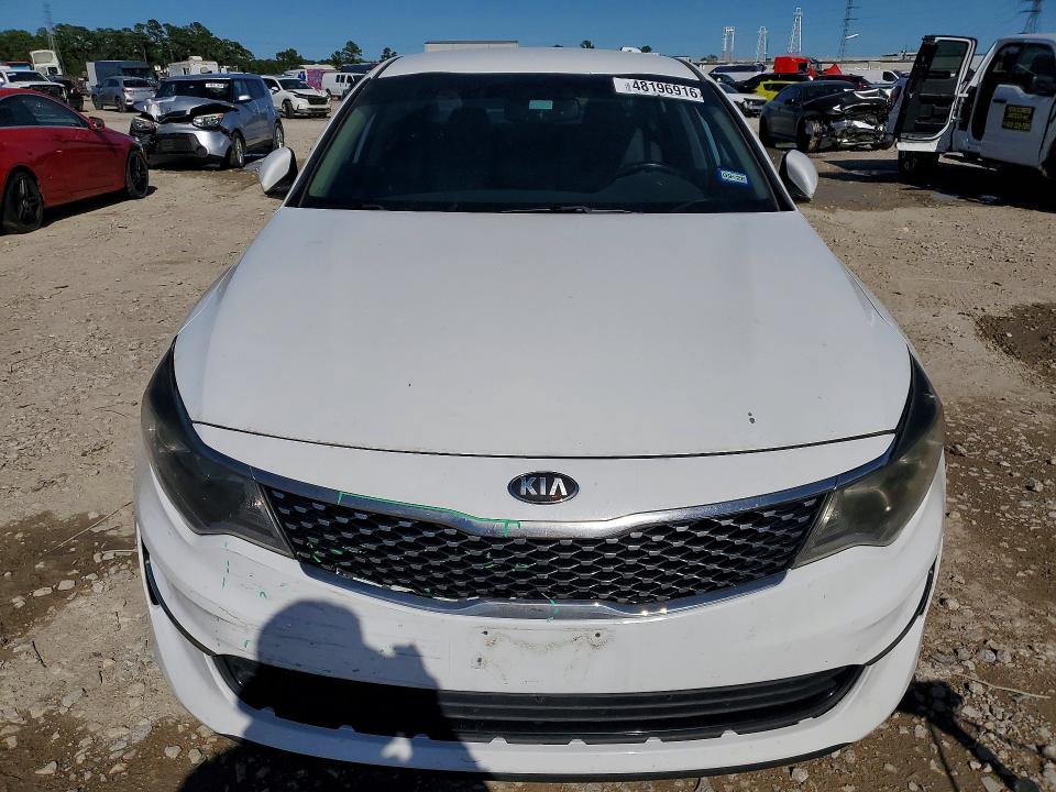 2018 Kia Optima VIN 5XXGU4L36JG183579 COPART salvage auction — REAR END, Salvage Title, sold $2,450 on 2026-07-31 (photo 5)