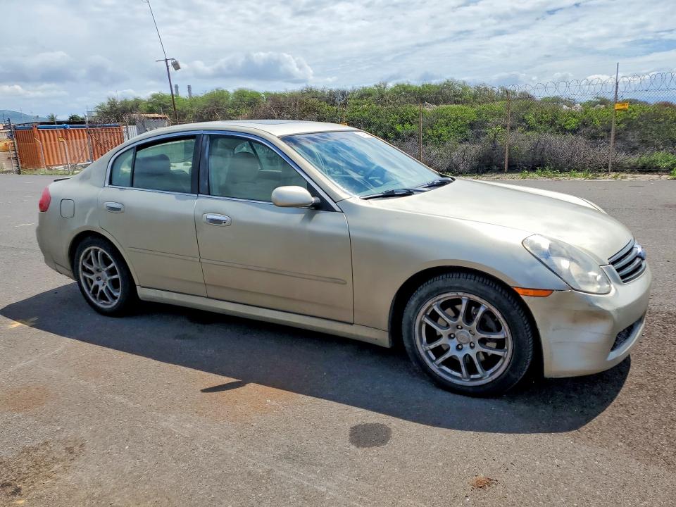 2005 Infiniti G VIN JNKCV51E85M212777 COPART salvage auction — REAR END, HI - CERTIFICATE OF SALVAGE, sold $20 on 2026-07-27 (photo 4)