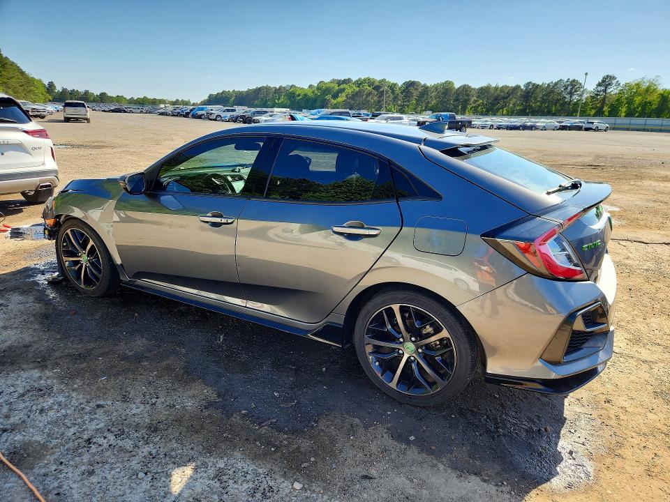 2021 Honda Civic VIN SHHFK7H42MU219553 COPART salvage auction — FRONT END, LA - CERT OF TITLE-SALVAGE, sold $3,750 on 2026-07-16 (photo 2)