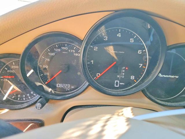 2012 Porsche Panamera VIN WP0AA2A70CL013973 COPART salvage auction — FRONT END, Ca - Salvage Certificate (P), sold $5,000 on 2026-07-28 (photo 8)
