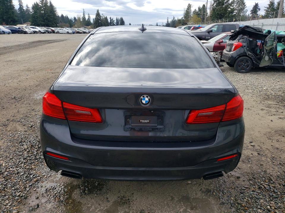 2020 BMW 5er VIN WBAJA9C00LCD06815 COPART salvage auction — MECHANICAL, Tx - Certificate Of Title, sold $8,100 on 2026-07-16 (photo 6)