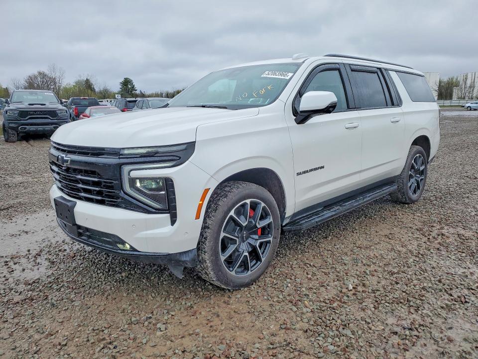 2025 Chevrolet Suburban VIN 1GNS6ERLXSR271347 COPART salvage auction — WATER/FLOOD, NY - MV907A-FLOOD SALVAGE, sold $54,500 on 2026-07-20 (photo 1)