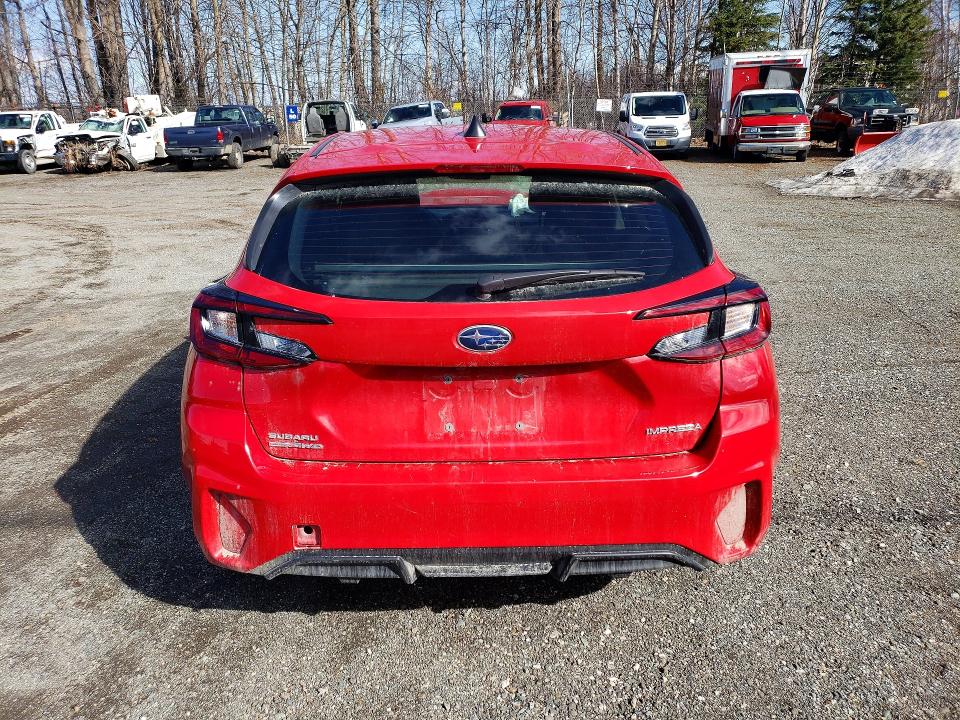 2025 Subaru Impreza VIN JF1GUABC7S8238891 COPART salvage auction — FRONT END, Ak - Certificate Of Vehicle Title (P), sold $5,100 on 2026-07-21 (photo 6)