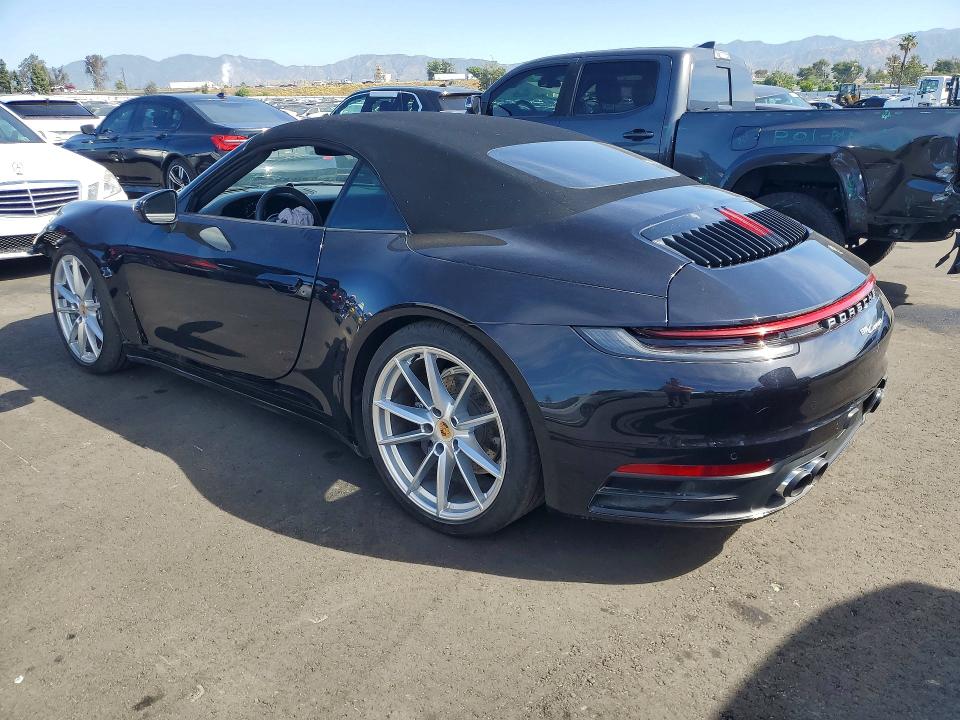 2021 Porsche 911 VIN WP0CA2A93MS239717 COPART salvage auction — Front End, CA - SALVAGE CERTIFICATE (P), sold $44,000 on 2026-06-26 (photo 2)