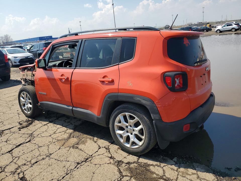 2015 Jeep Renegade VIN ZACCJABT2FPC34831 COPART salvage auction — FRONT END, Mi - Scrap-Bill Of Sale, sold $300 on 2026-07-28 (photo 2)