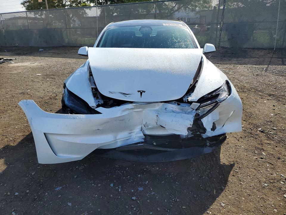 2026 Tesla Model 3 VIN 5YJ3E1ET9TF133868 COPART salvage auction — FRONT END, Ca - Salvage Certificate, sold $14,800 on 2026-07-24 (photo 5)