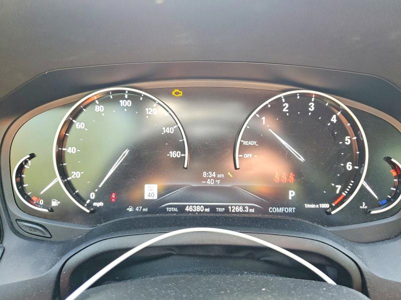 2020 BMW 3er VIN 3MW5R7J05L8B32844 COPART salvage auction — FRONT END, MD - CERT OF SALVAGE < 75% DAMAGE, sold $12,200 on 2026-07-03 (photo 9)